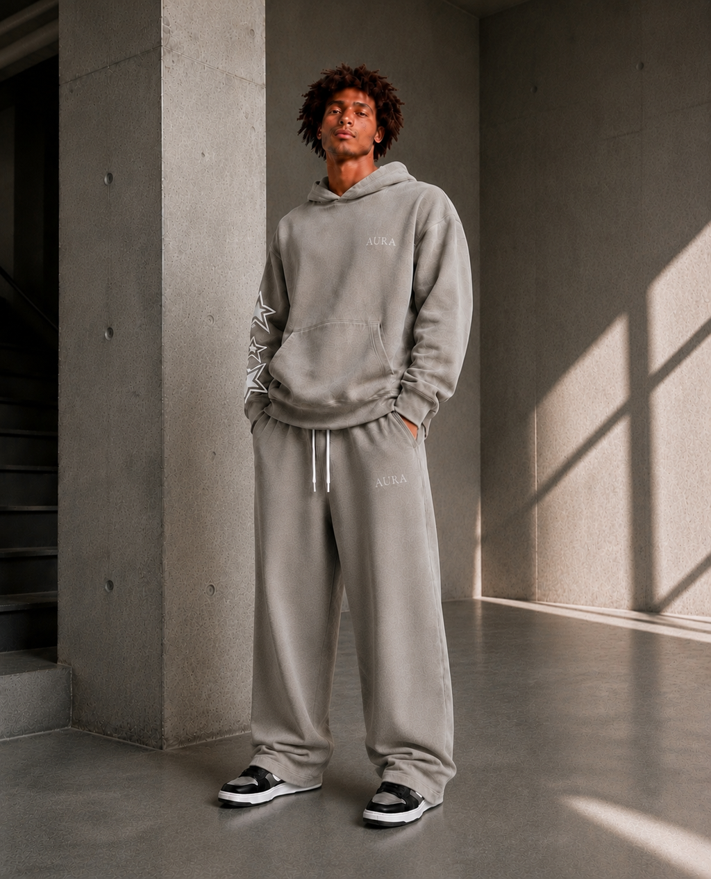 Aura - Cement Hoodie