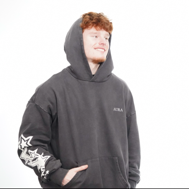 AURA – Charcoal Hoodie