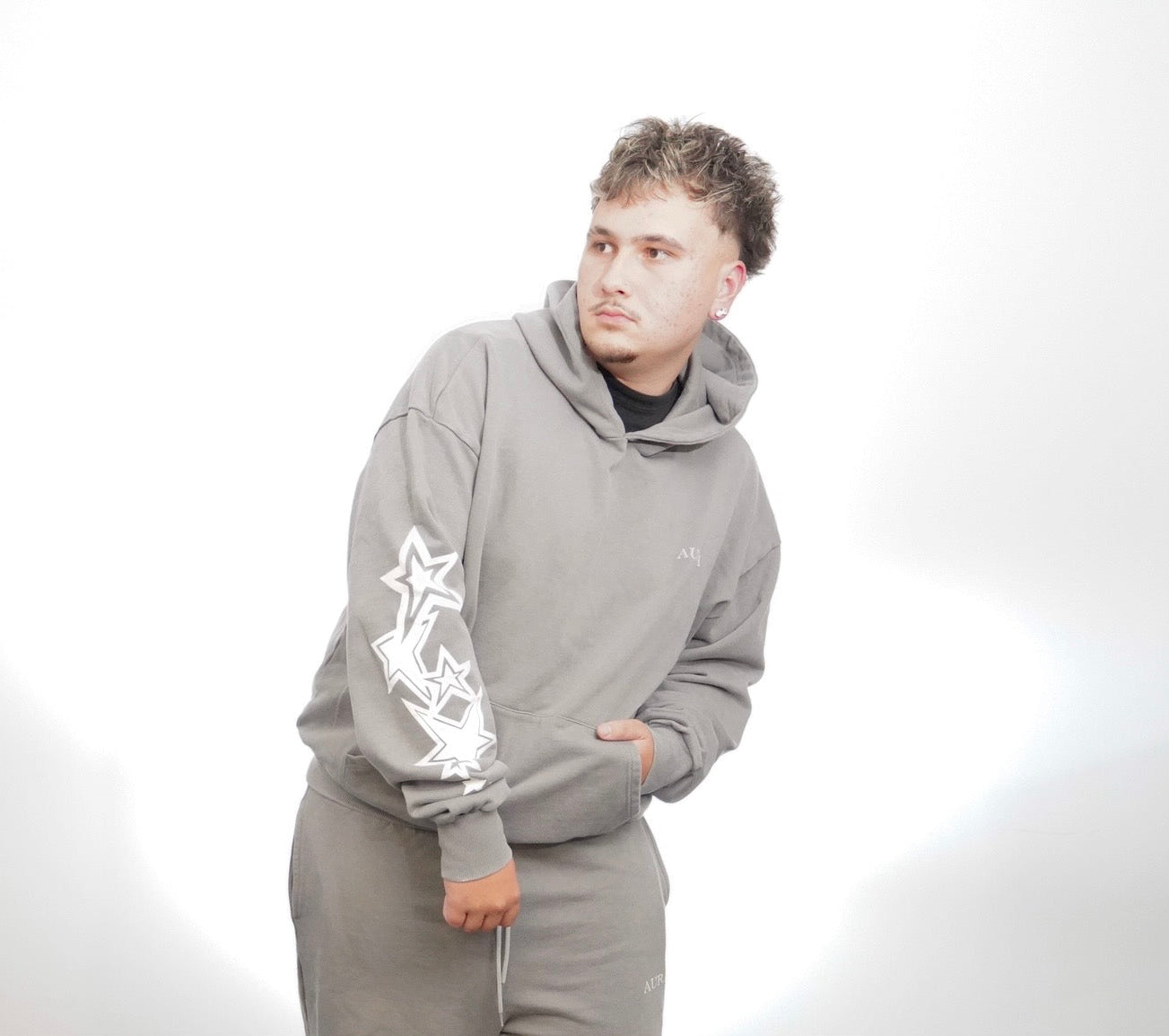 AURA - Cement Hoodie